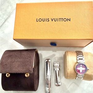 Louis Vuitton Tambour Forever Pom Amour Watch. Super Rare